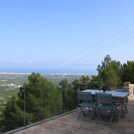 Villa Gaudir La Mar - Casa En Tossal Gros La Font D'en Carros Castillo del Reboller